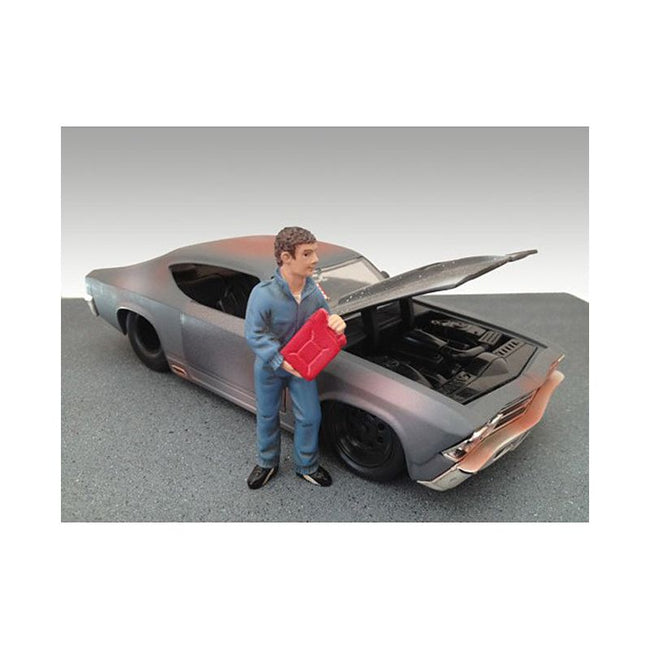 Mechanic Dan Figurine for 1/24 Scale Model Car by American Diorama-American Diorama-ModelCars.com