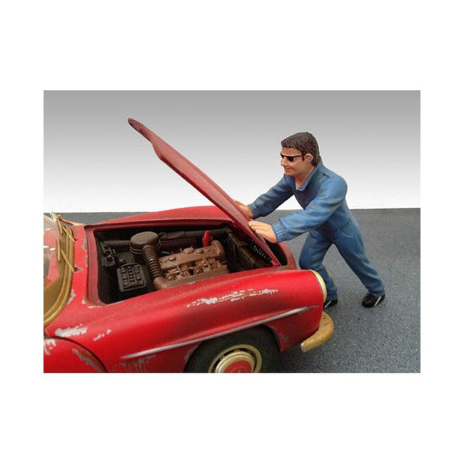 Mechanic Ken Figurine for 1/18 Scale Models by American Diorama-American Diorama-ModelCars.com