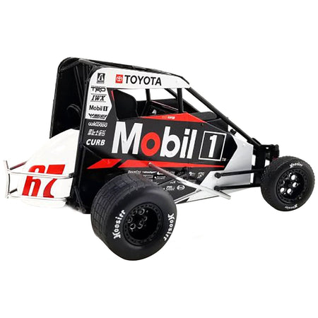 Midget Sprint Car 67 Buddy Kofoid "Mobil 1" Toyota Racing "USAC National Midget Championship" (2022) 1/18 Diecast Model Car by ACME-Acme-ModelCars.com