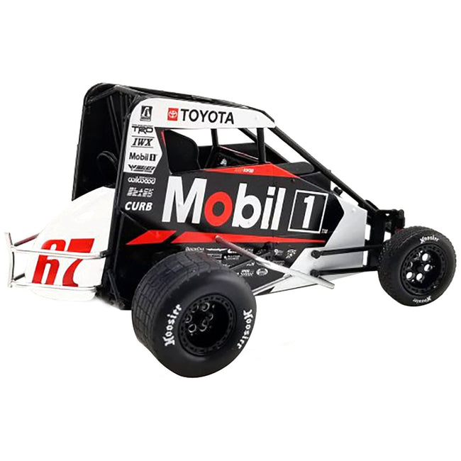 Midget Sprint Car 67 Buddy Kofoid "Mobil 1" Toyota Racing "USAC National Midget Championship" (2022) 1/18 Diecast Model Car by ACME-Acme-ModelCars.com