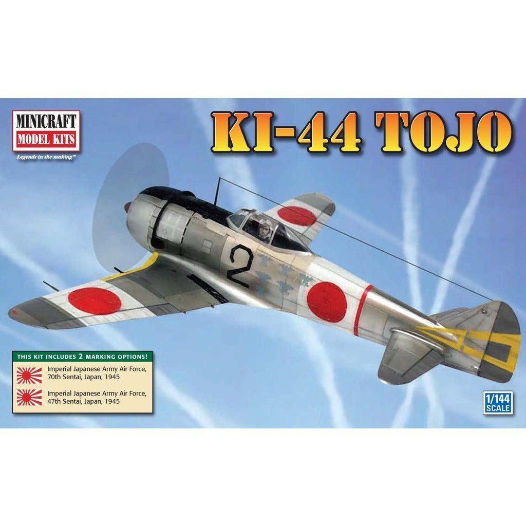 Minicraft 14656 1/144 Nakajima Ki-44 Shoki (Tojo) IJA w/2 options-Minicraft-ModelCars.com
