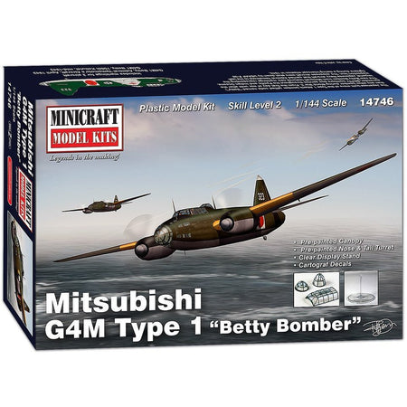 Minicraft 14746 1/144 Mitsubishi G4M Type 1 "Betty Bomber" - Heartland - ModelCars.com