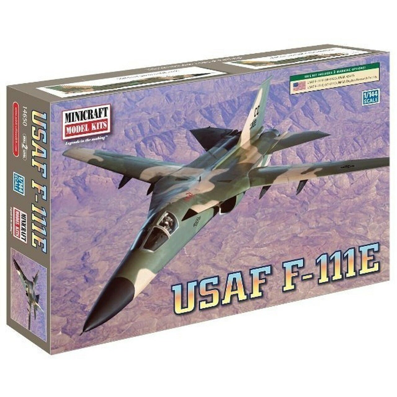 Minicraft Models 1/144 F - 111 Aardvark USAF - Heartland - ModelCars.com