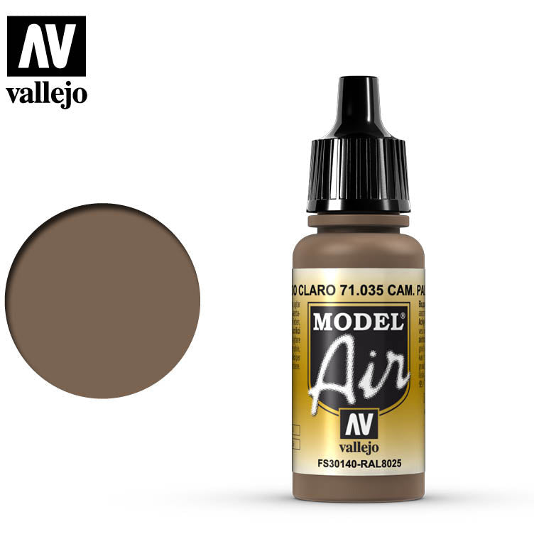 Model Air Vallejo Camo Pale Brown 71035 acrylic airbrush color