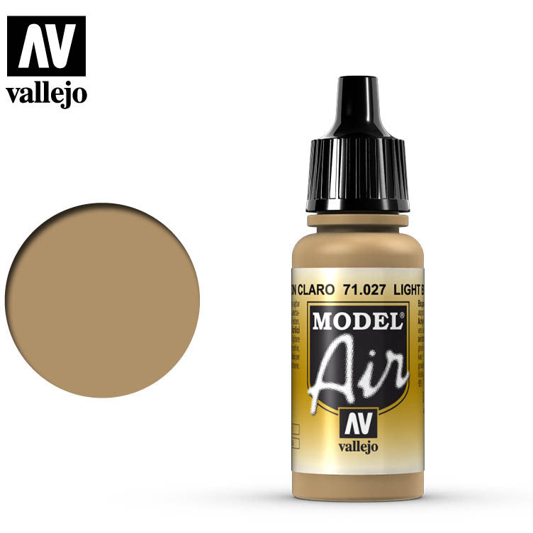 Model Air Vallejo Light Brown 71027 acrylic airbrush color