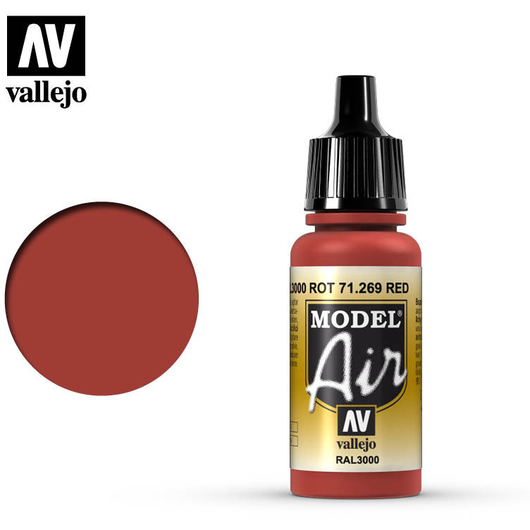 Model Air Vallejo RAL6006 Red 71269 acrylic airbrush color