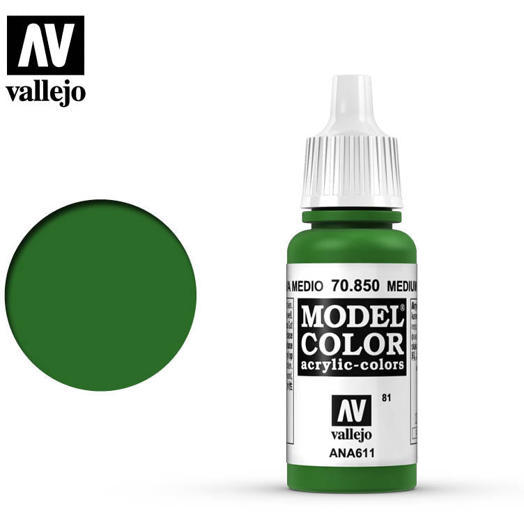 Vallejo Model Color Medium Olive 70850 for painting miniatures