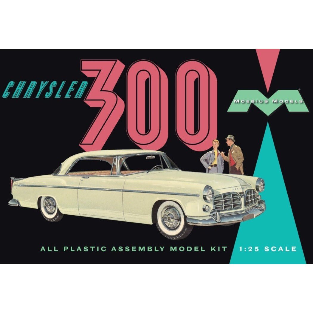 Moebius 1201 1955 Chrysler 300 1/25 scale-Moebius-ModelCars.com