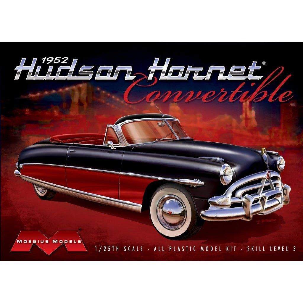 Moebius 1204 1952 Hudson Hornet Convertible 1/25 scale-Moebius-ModelCars.com