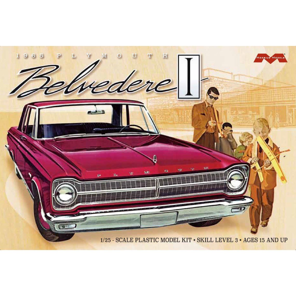 Moebius 1218 1965 Plymouth Belvedere 1/25 scale - Moebius - ModelCars.com