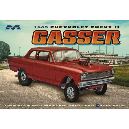 Moebius 1965 Chevy II Gasser 1/25 Scale Model Kit-Moebius-ModelCars.com
