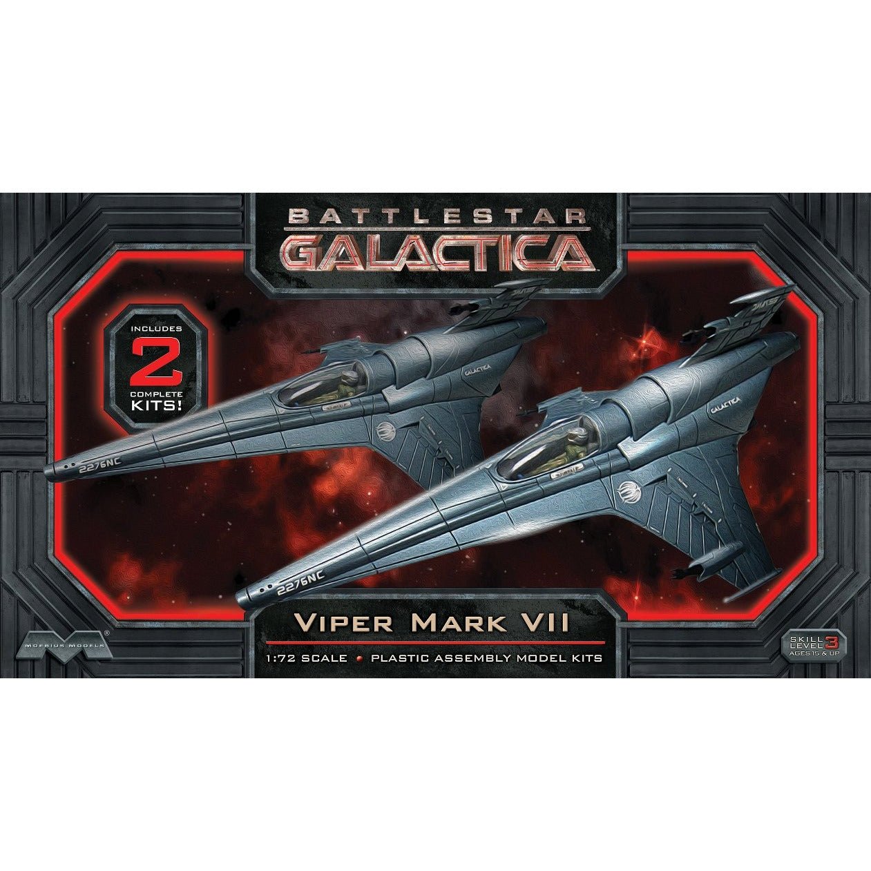 Moebius 958 Viper Mk.VII 1/72 scale (Two Pack) - Moebius - ModelCars.com