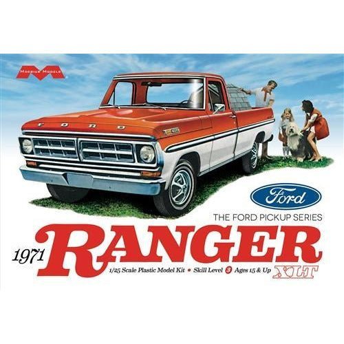 Moebius Model 1/25 1971 Ford Ranger Pickup Truck-Moebius-ModelCars.com