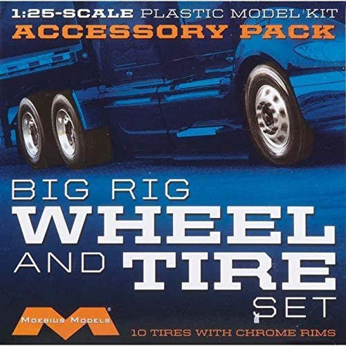 Moebius Models 1/25 Scale Semi Wheels/Tires-Moebius-ModelCars.com