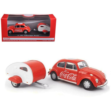 Motor City Classics 1/43 1967 VW Beetle with Teardrop Trailer - Heartland - ModelCars.com