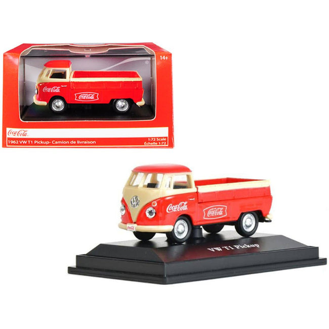 Motor City Classics 1/72 1962 Coca - Cola Volkswagen T1 Pickup - Heartland - ModelCars.com