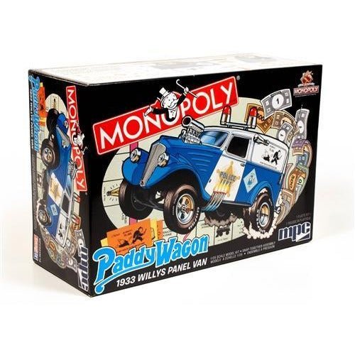 MPC 1/25 1933 Willy's Panel Paddy Wagon-MPC-ModelCars.com