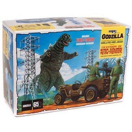 MPC 1/25 Godzilla Army Jeep-MPC-ModelCars.com