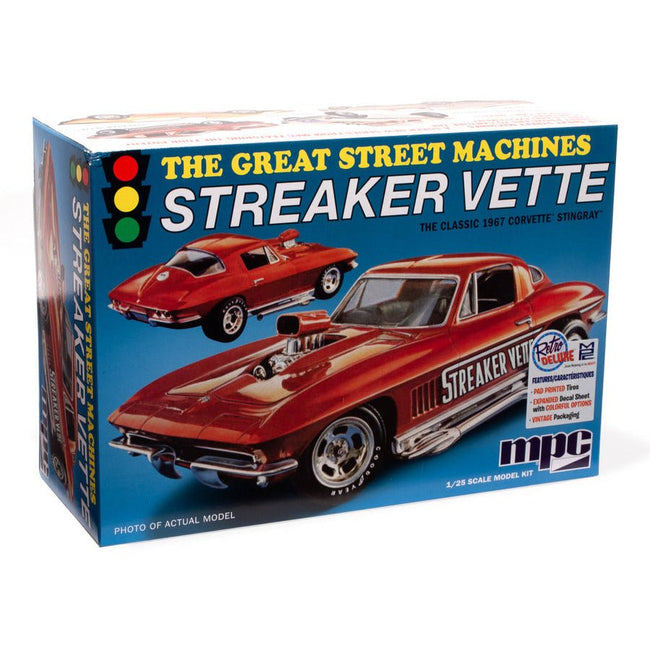MPC 1967 Chevy Corvette Stingray "Streaker Vette" 1:25 Scale Model Kit - MPC - ModelCars.com