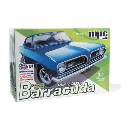 MPC 1969 Plymouth Barracuda 1:25 Scale Model Kit - MPC - ModelCars.com