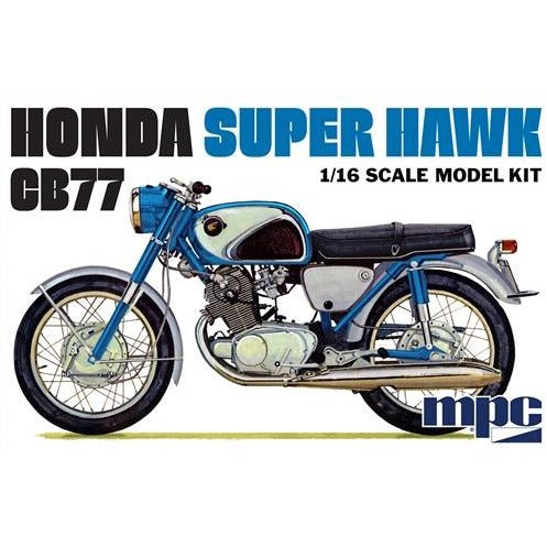 MPC Honda Super Hawk Motorcycle 1/16 Scale Model Kit-MPC-ModelCars.com