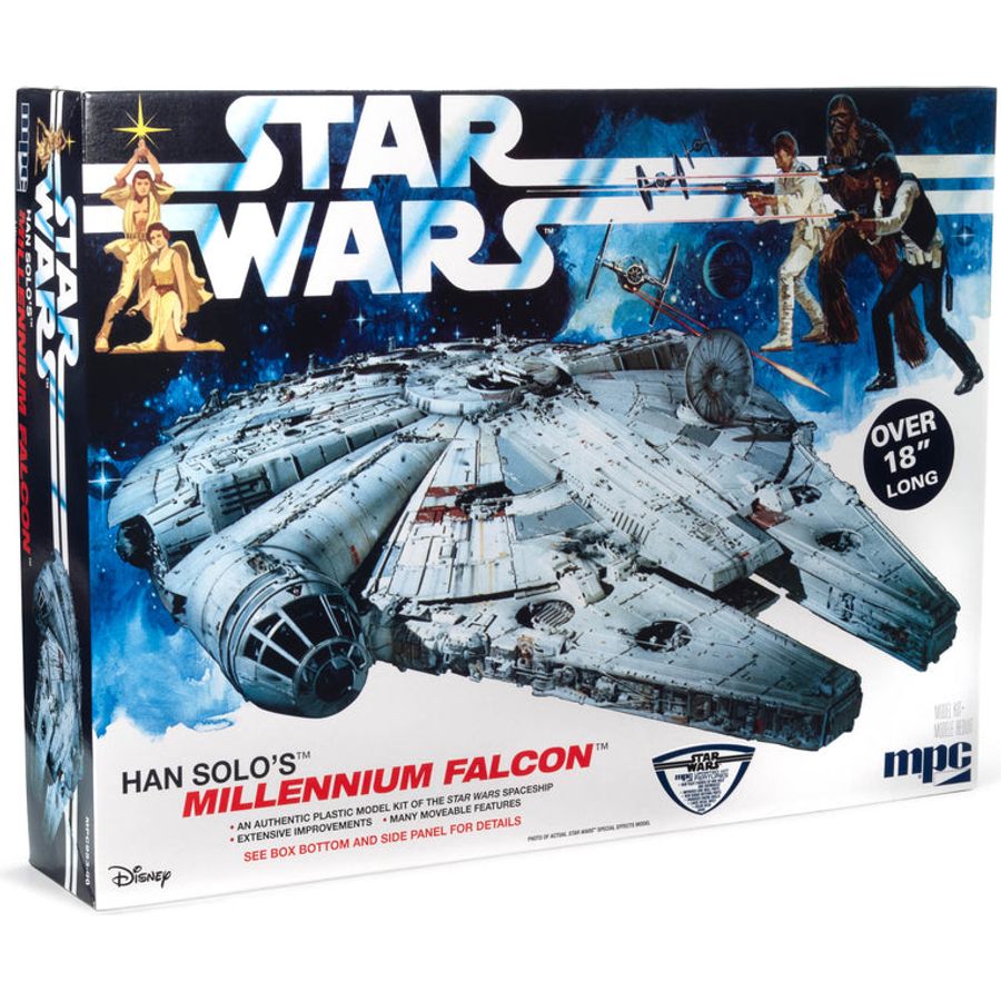 MPC Star Wars: A New Hope Millennium Falcon 1:72 Scale Model Kit - MPC - ModelCars.com