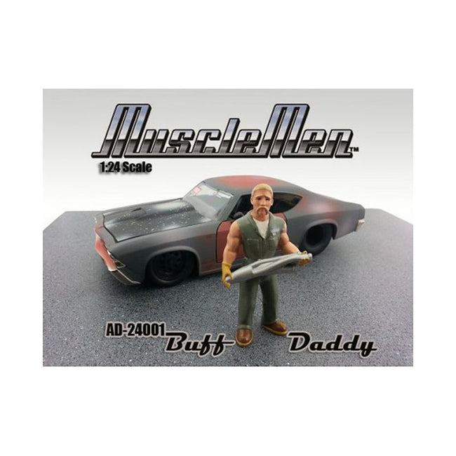 Musclemen Buff Daddy Figure For 1:24 Diecast Model Car by American Diorama - American Diorama - ModelCars.com