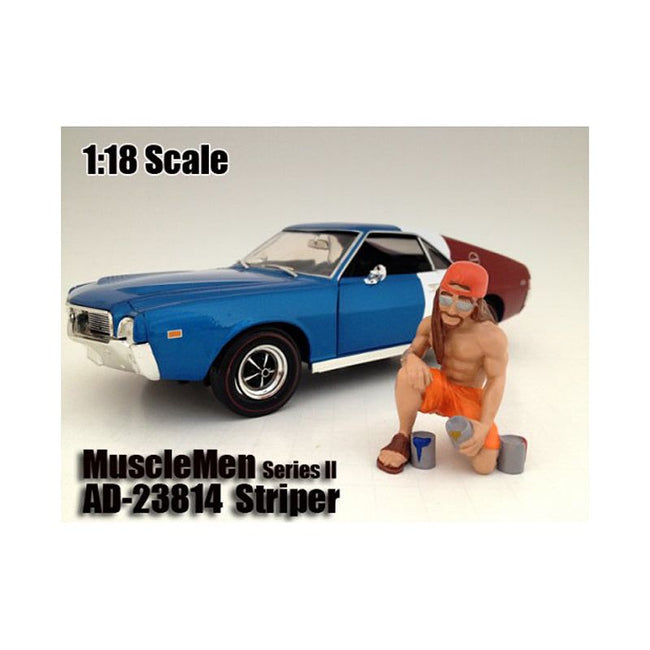 Musclemen "Striper" Figure For 1:18 Scale Models by American Diorama-American Diorama-ModelCars.com