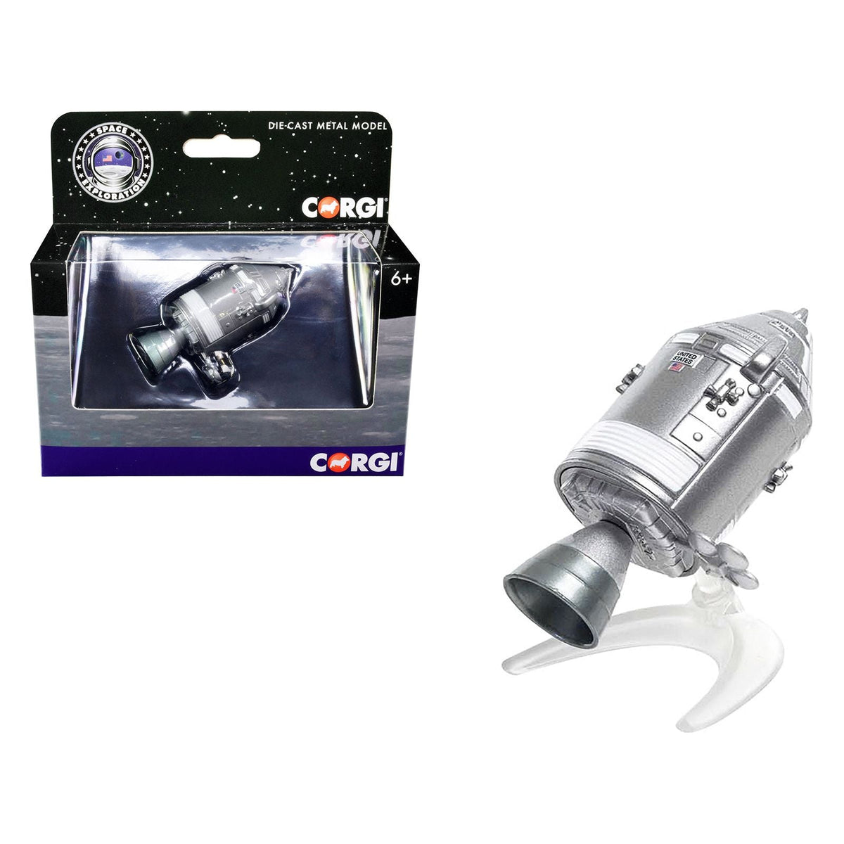 NASA Apollo Command Module "Space Exploration" Series Diecast Model by Corgi-Corgi-ModelCars.com