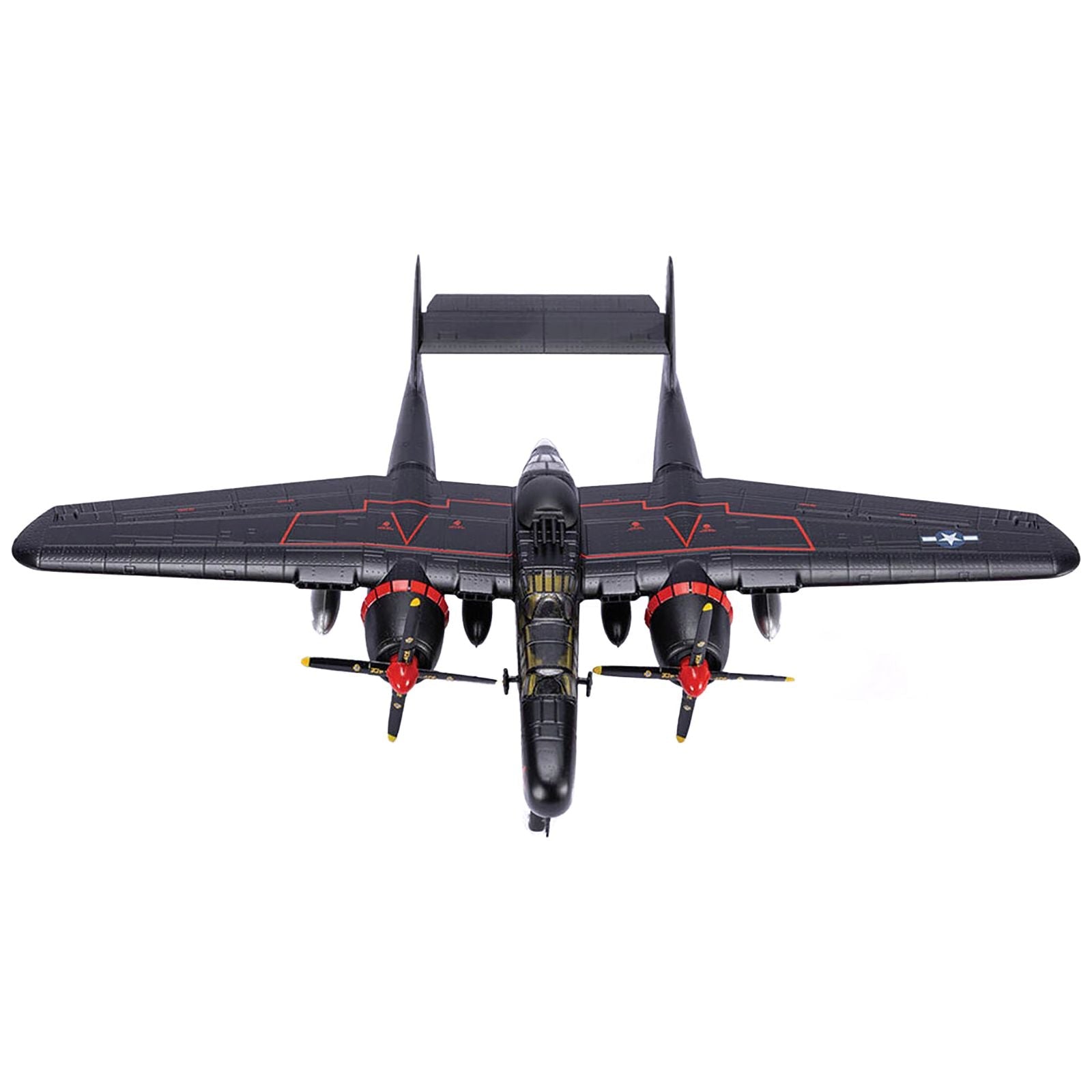 Northrop P - 61B Black Widow Fighter Aircraft "Midnight Belle 6th Night Fighter Squadron" United States Army Air Forces 1/72 Diecast Model by Air Force 1 - Air Force 1 - ModelCars.com