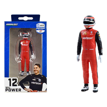 "NTT IndyCar Series" 12 Will Power Driver Figure "Verizon 5G - Team Penske" for 1/18 Scale Models by Greenlight - Greenlight - ModelCars.com