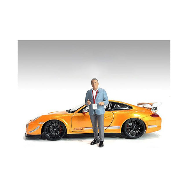 "On - Air" Figure 2 for 1/24 Scale Models by American Diorama - American Diorama - ModelCars.com