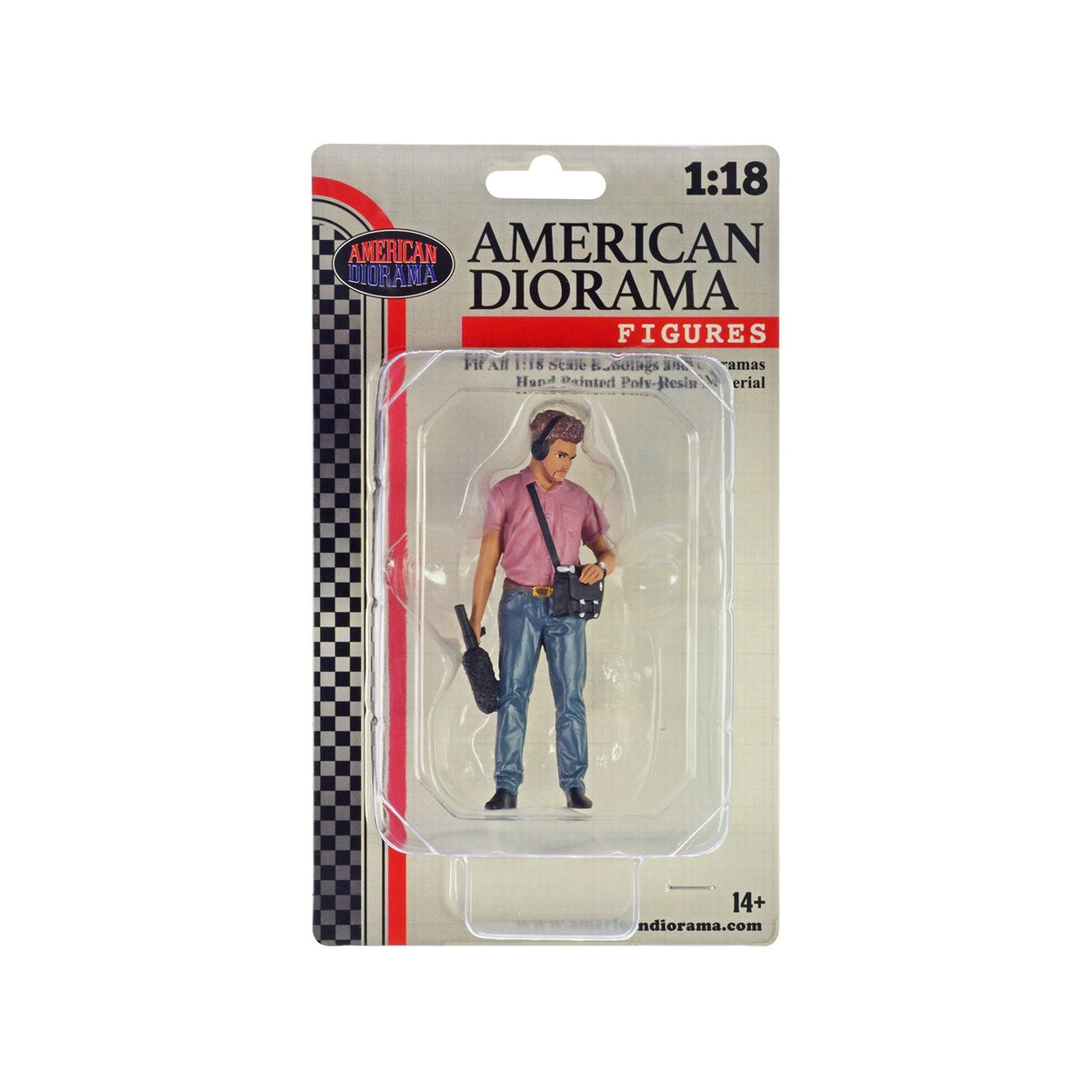 "On - Air" Figure 4 for 1/18 Scale Models by American Diorama - American Diorama - ModelCars.com