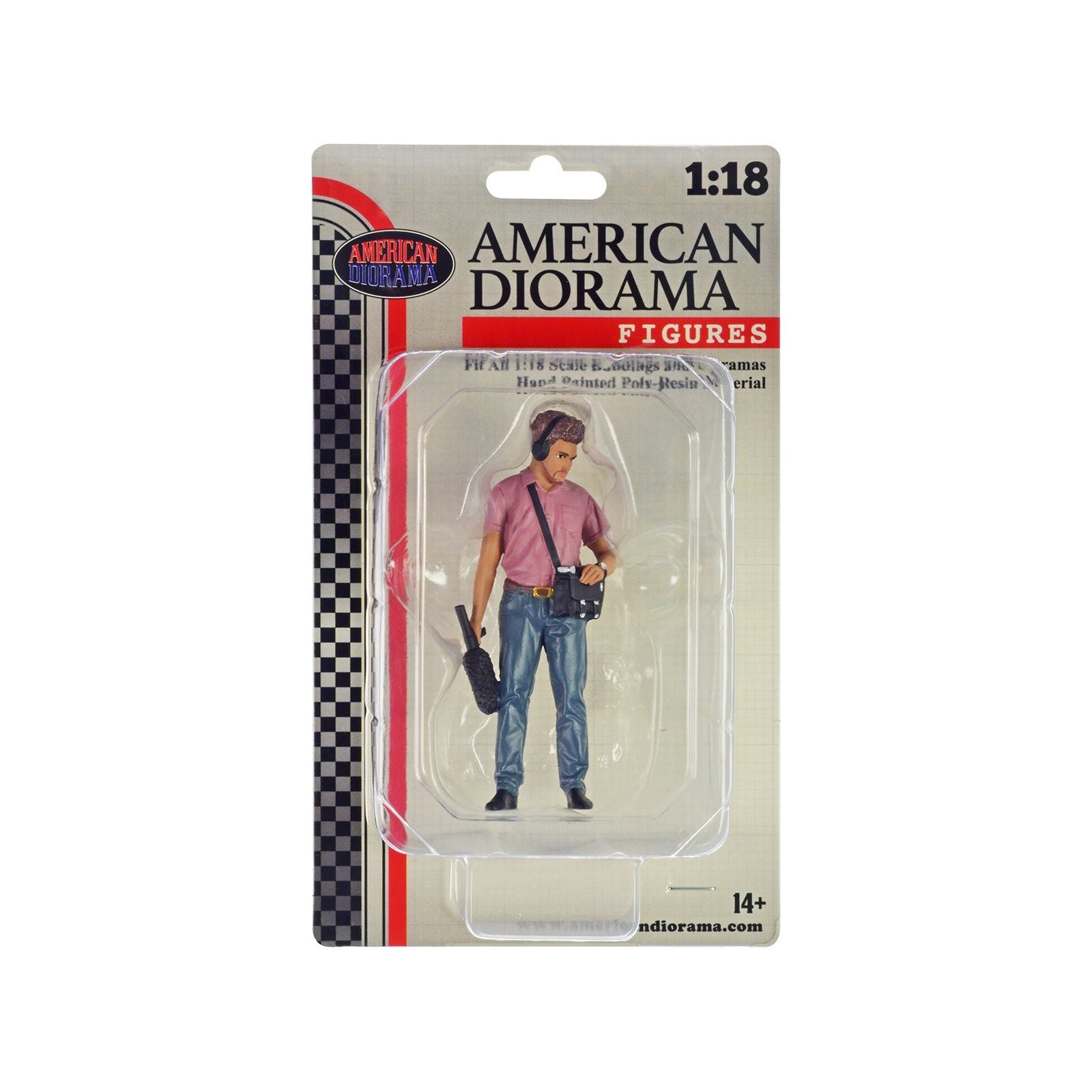 "On - Air" Figure 4 for 1/18 Scale Models by American Diorama - American Diorama - ModelCars.com