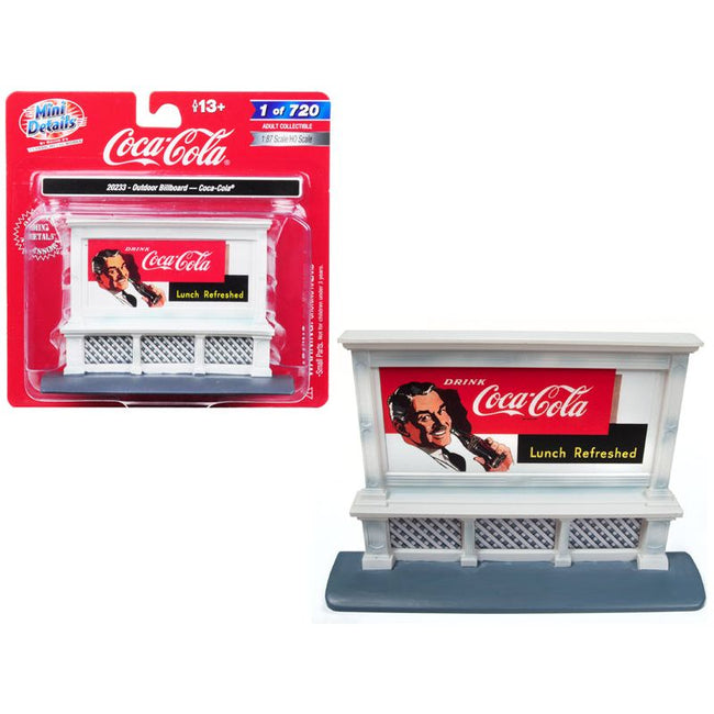 Outdoor Billboard "Coca Cola" for 1/87 (HO) Scale Models by Classic Metal Works - Classic Metal Works - ModelCars.com