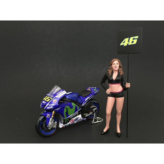 Paddock Girl Figure For 1:18 Scale Models by American Diorama-American Diorama-ModelCars.com