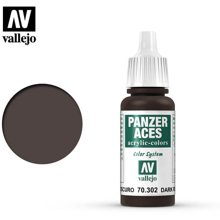 Panzer Aces Vallejo Dark Rust 70302 for painting miniatures