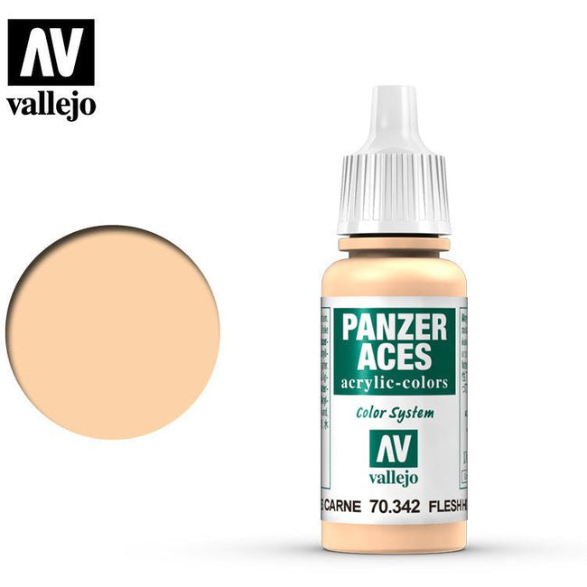 Panzer Aces Vallejo Flesh Highlights 70342 for painting miniatures - Vallejo - ModelCars.com