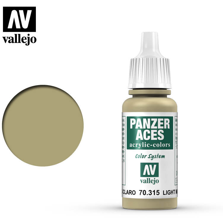Panzer Aces Vallejo Light Mud 70315 for painting miniatures