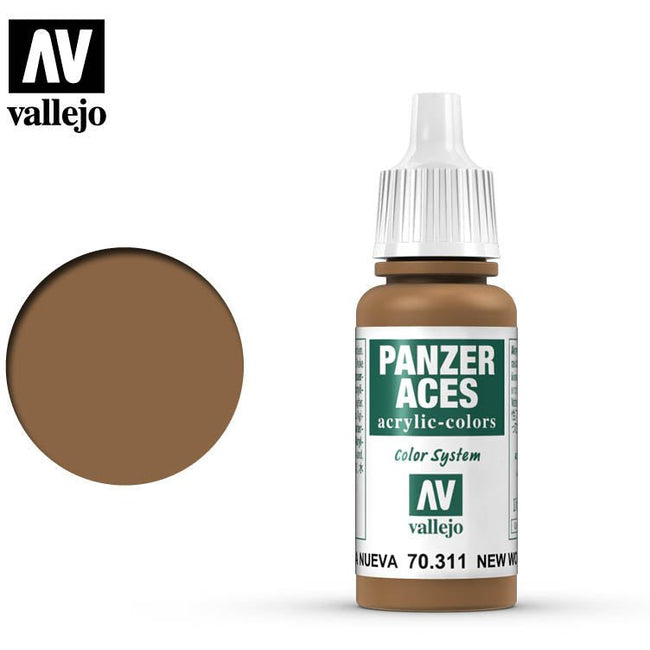 Panzer Aces Vallejo New Wood 70311 for painting miniatures - Vallejo - ModelCars.com