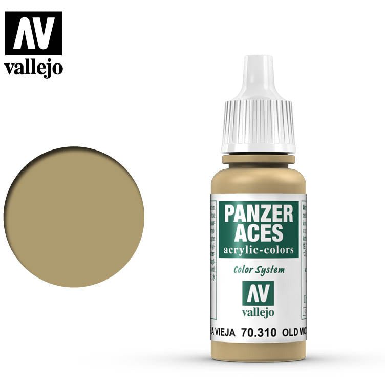 Panzer Aces Vallejo Old Wood 70310 for painting miniatures - Vallejo - ModelCars.com
