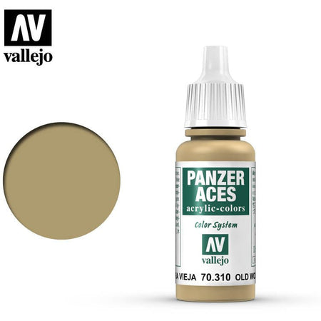 Panzer Aces Vallejo Old Wood 70310 for painting miniatures - Vallejo - ModelCars.com