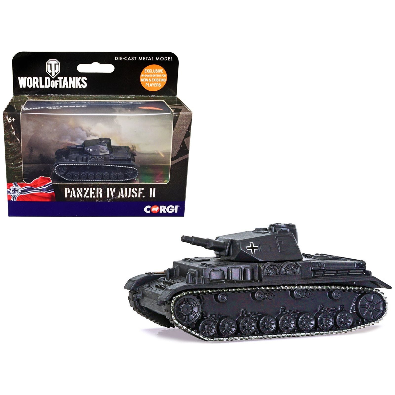 Panzer IV Ausf. H Medium Tank "World of Tanks" Video Game Diecast Model by Corgi - Corgi - ModelCars.com