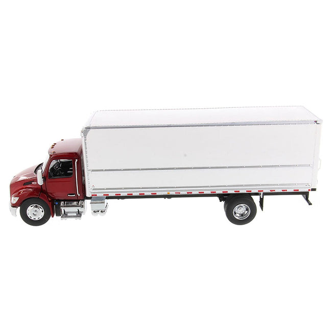 Peterbilt 536 Truck with Supreme Signature Van Body Red Metallic "Transport Series" 1/32 Diecast Model by Diecast Masters-Diecast Masters-ModelCars.com
