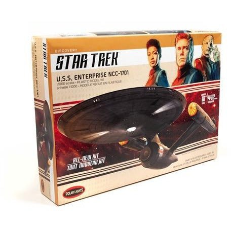 Polar Lights 1/1000 Star Trek Discovery U.S.S. Enterprise Model Kit-Polar Lights-ModelCars.com