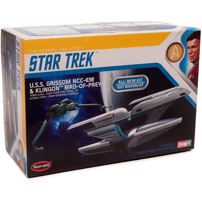 Polar Lights 1/1000 Star Trek USS Grissom NCC-638 Twin Pack-Polar Lights-ModelCars.com