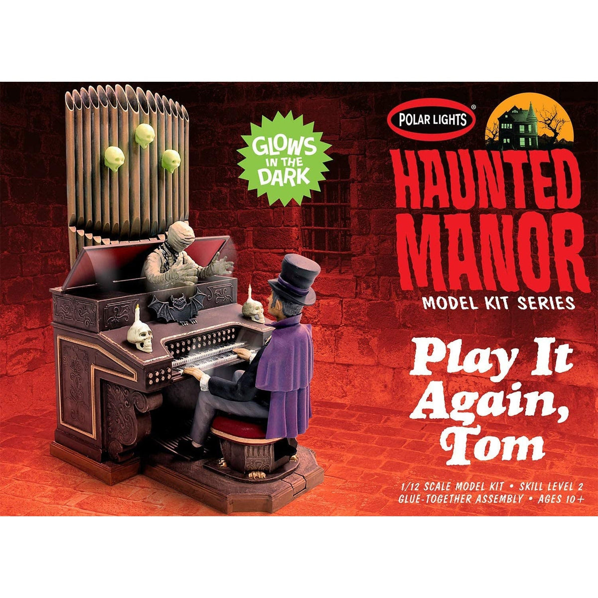 Polar Lights 1/12 Haunted Manor: Play it Again Tom - Polar Lights - ModelCars.com