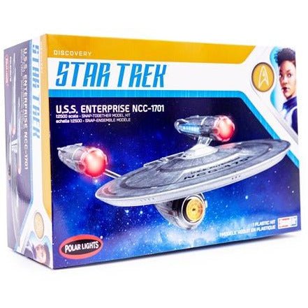 Polar Lights 1/2500 Star Trek Discovery USS Enterprise SNAP Kit - Polar Lights - ModelCars.com