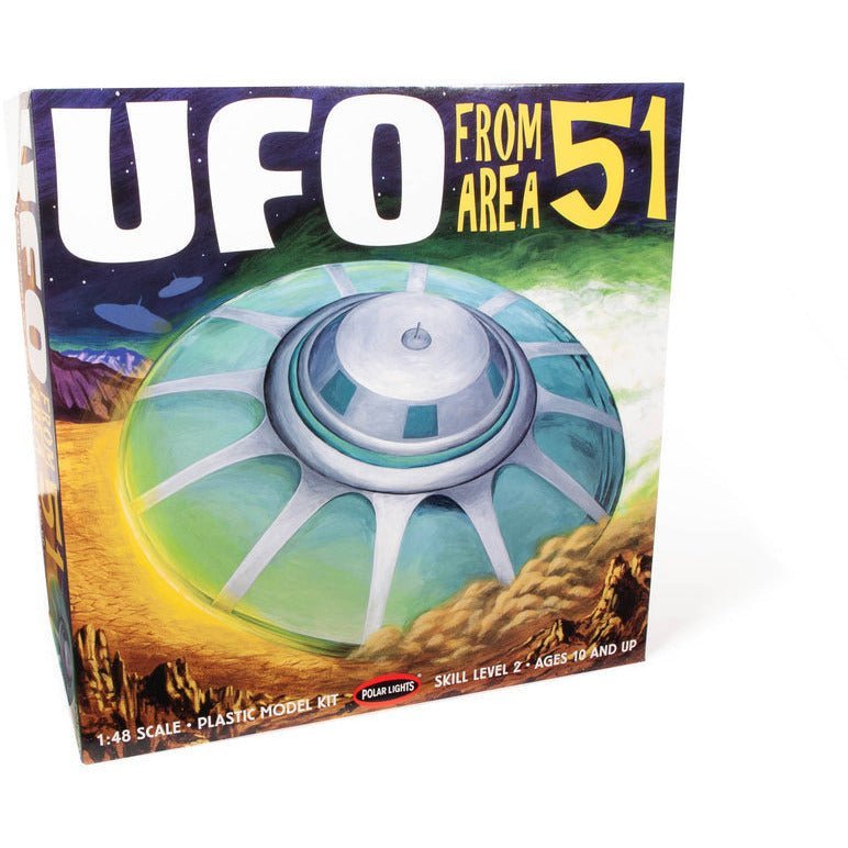 Polar Lights Area 51 UFO 1:48 Scale Model Kit-Polar Lights-ModelCars.com