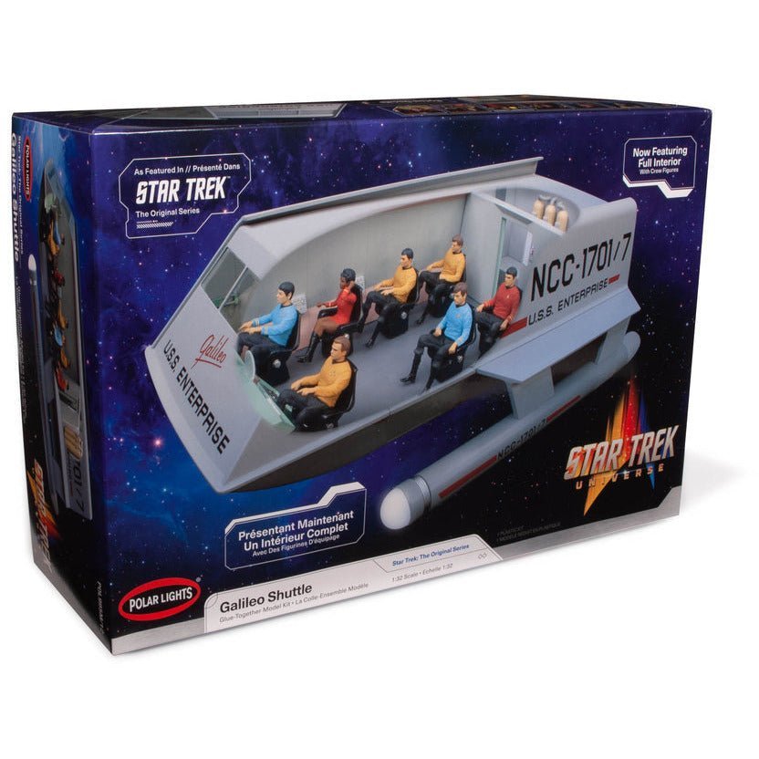 Polar Lights Galileo Shuttle w/Interior 1:32 Scale Model Kit-Polar Lights-ModelCars.com